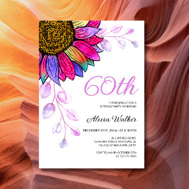 Färgämnet solrosblomma Lila Löv Blommigt födelseda Inbjudningar