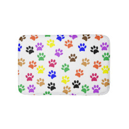 Färgämnet Tassar Mönster Tassar cute Badrumsmatta