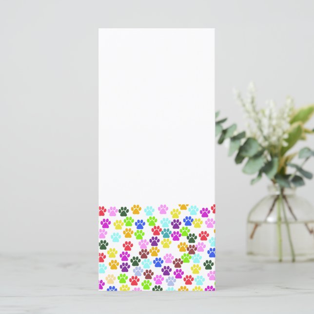 Färgämnet Tassar, Tass Mönster, Hund, Tassar, Tass (Stående Fram)