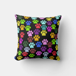 Färgämnet Tassar, Tass Mönster, Hund, Tassar, Tass Kudde