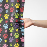 Färgämnet Tassar, Tass Mönster, Tass avtryck, Hund Sjal<br><div class="desc">Cute,  roligt och aktningsvärt mönster med färgat tass. Modern gåva och trendig,  perfekt för hund älskare i ditt liv.</div>