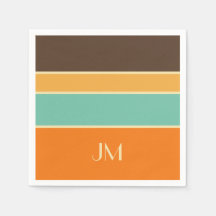 Färgämnet vågrät retro stil linjer