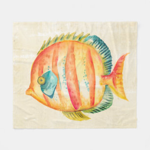 Färgämnet vattenlevande fisk fleecefilt