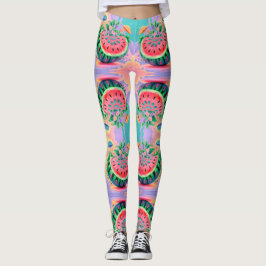 Färgämnet vattenmelon leggings