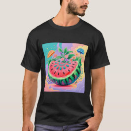 Färgämnet vattenmelon t shirt