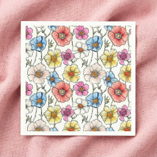 Färgämnet vild, napkin pappersservett