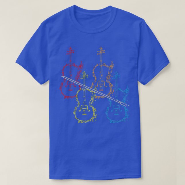Färgämnet violin t shirt (Design framsida)