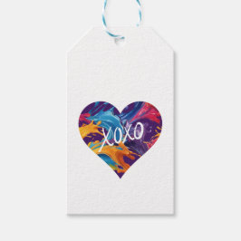Färgämnet XOXO- Presentetikett
