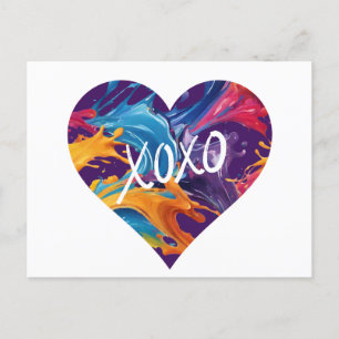 Färgämnet XOXO- Vykort