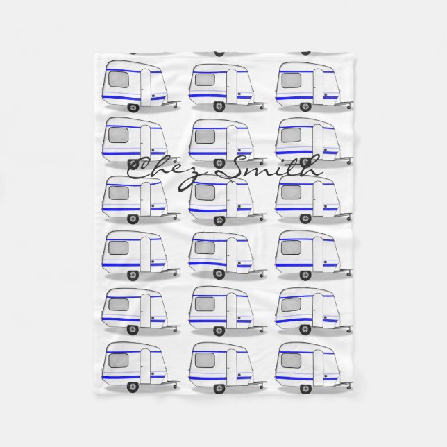 Färgar den zigenska husvagnen Thunder_Cove någon Fleecefilt (Framsidan)