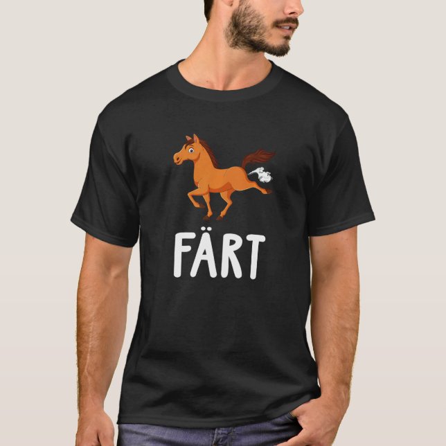 Färgar hästar och hästar t shirt (Framsida)