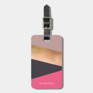 färgar rosa guld- rosa grå färg för elegant chick bagagebricka