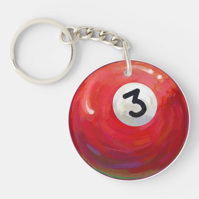 Färgat 3 Bassäng Boll Mönster (Framsidan)
