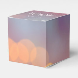 Färgat Bokeh 2 tum x 2 tum Party Presentaskar