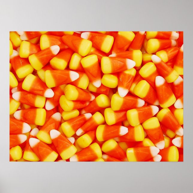 Färgat Candy corn Poster (Framsidan)