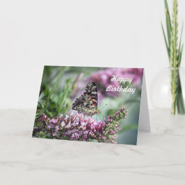 Färgat Dam-födelsedagskort Kort