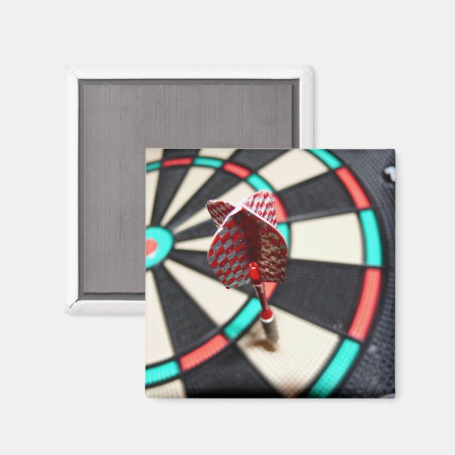 Färgat Dartboard Magnet (Front/Back)