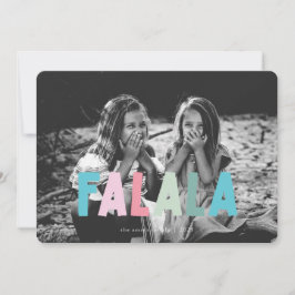 Färgat FALA-julkort Julkort