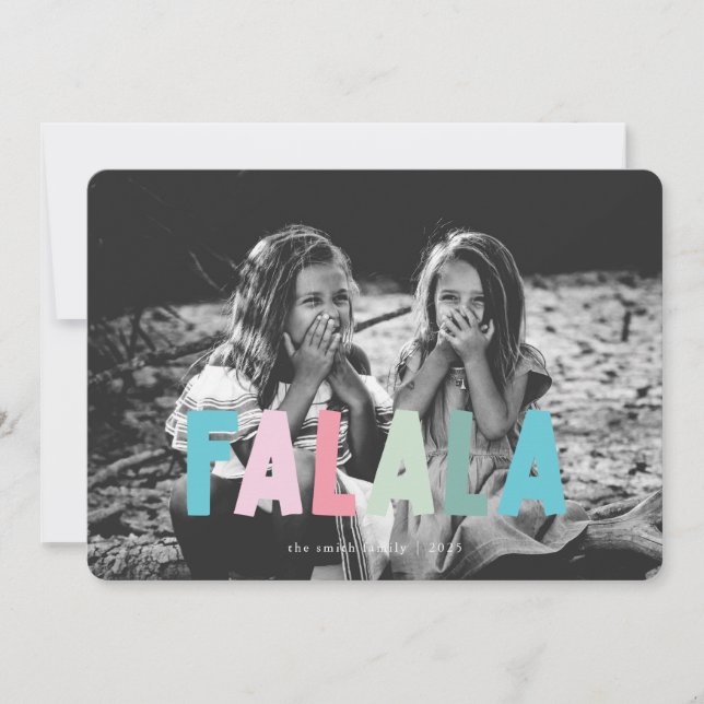 Färgat FALA-julkort Julkort (Framsida)