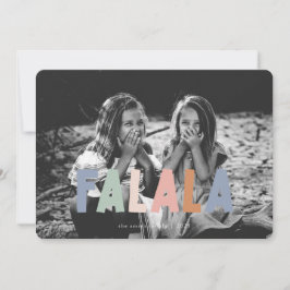 Färgat FALA-julkort Julkort