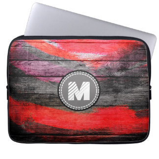Färgat Färg Wood look #9 Laptop Sleeve