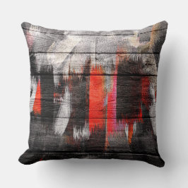 Färgat Färg Wood-utseende nr 7 Kudde