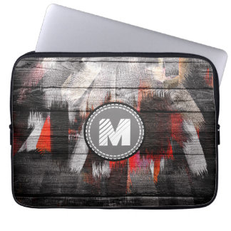 Färgat Färg Wood-utseende nr 7 Laptop Sleeve