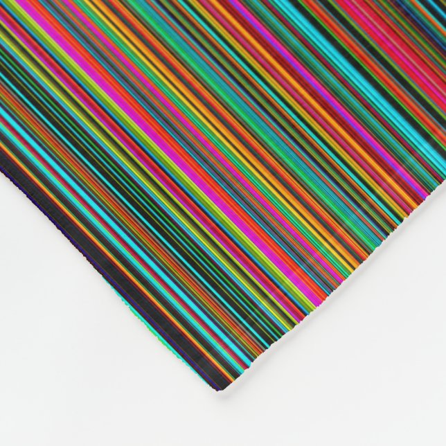 Färgat flerfärgat Mönster Fleecefilt (Hörn)