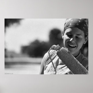 Färgat Gecko Poster