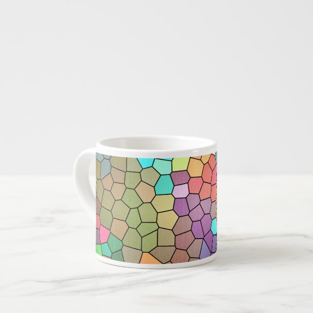 Färgat glas av Shirley Taylor Espressomugg (Framsida vänster)