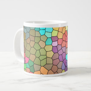 Färgat glas av Shirley Taylor Jumbo Mugg