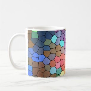 Färgat glas av Shirley Taylor Kaffemugg