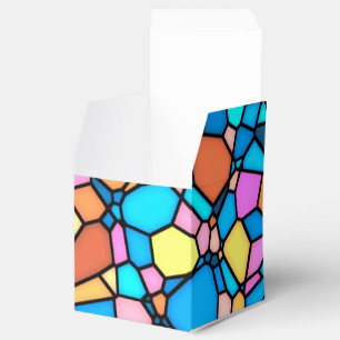 Färgat Glas Ljust Presentaskar