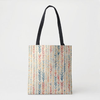 Färgat Gräs Nål Rand - Tote Bag Tygkasse