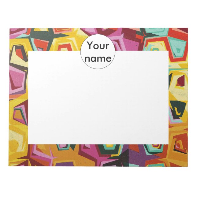 Färgat hål struktur anteckningsblock (Framsida)