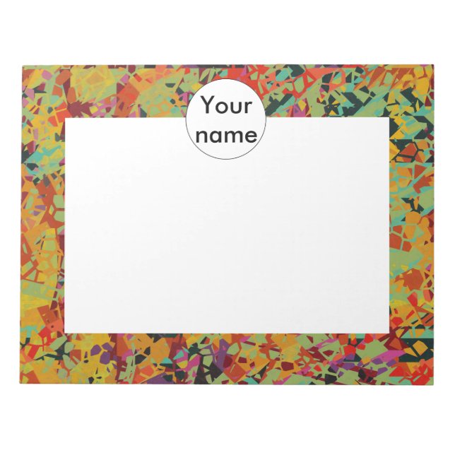 Färgat hål struktur anteckningsblock (Framsida)