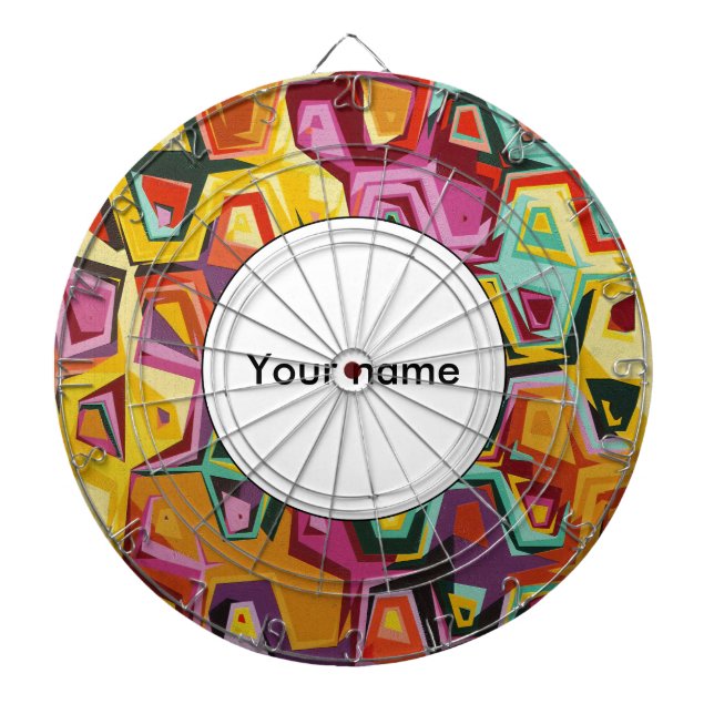 Färgat hål struktur darttavla (Framsidan)