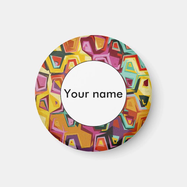 Färgat hål struktur magnet (Framsidan)