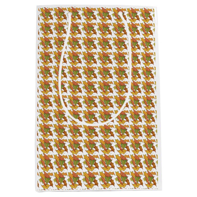 Färgat Höst löv för Thanksgiving Original Art (Framsidan)