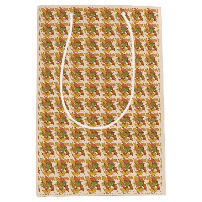 Färgat Höst löv för Thanksgiving Original Art (Framsidan)