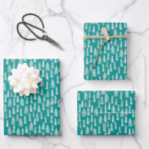 Färgat Julgranar Aqua White Blue Teal