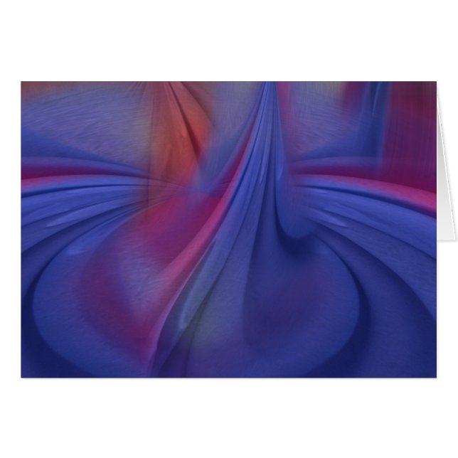 Färgat Lakan-Abstrakt nr 14-kort Hälsningskort (Framsidan Horizontal)