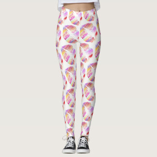 Färgat Läppar Modern White Leggings