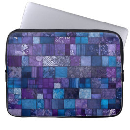 Färgat lappverk Bärbar dator med Quilt Art Fodral