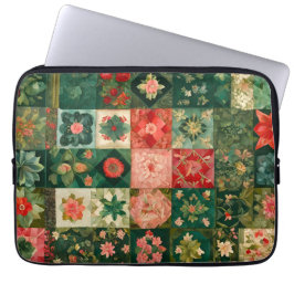 Färgat lappverk Bärbar dator med Quilt Art Fodral