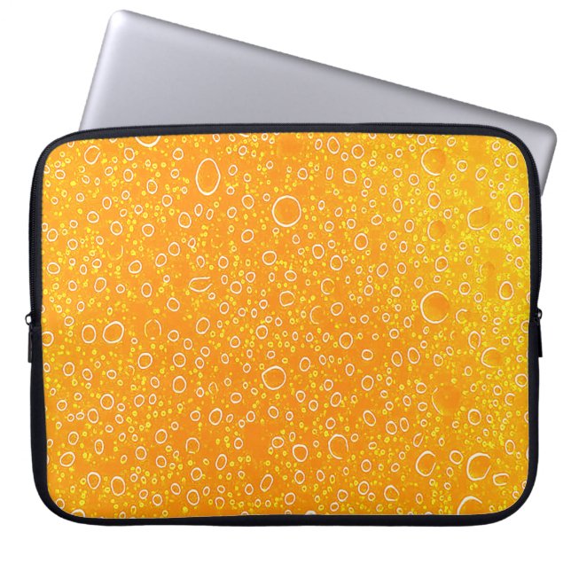 Färgat öl laptop sleeve (Framsidan)