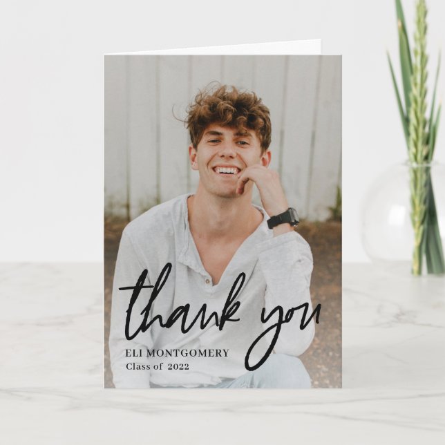 Färgat Ord Editable Färg Photo - tackkort (Framsida)