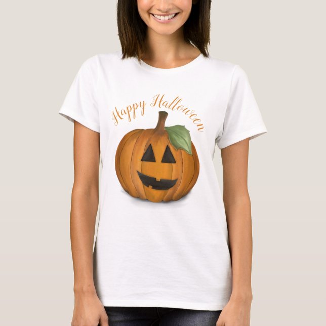 Färgat Pumpkins T-Shirt (Framsida)