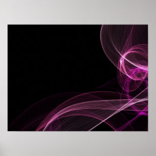 Färgat Rosett band - Rosa Poster