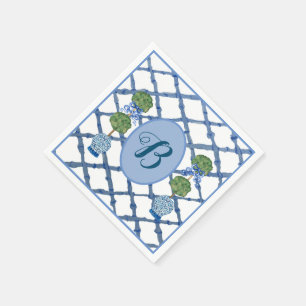 Färgat Topiary Chinoiserie Ginger Burk Burk Pappersservett